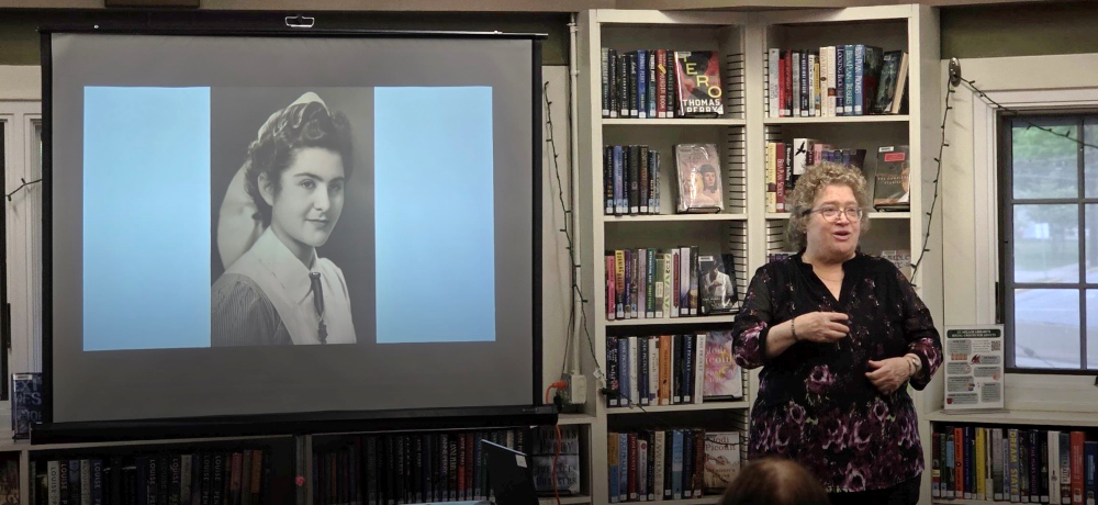 Michelle U telling her mother’s story – brightened, smaller