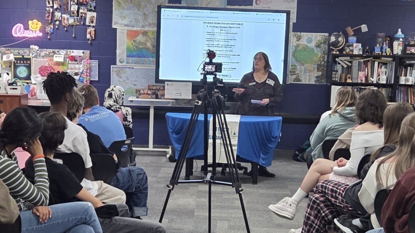 Cathy teaching
